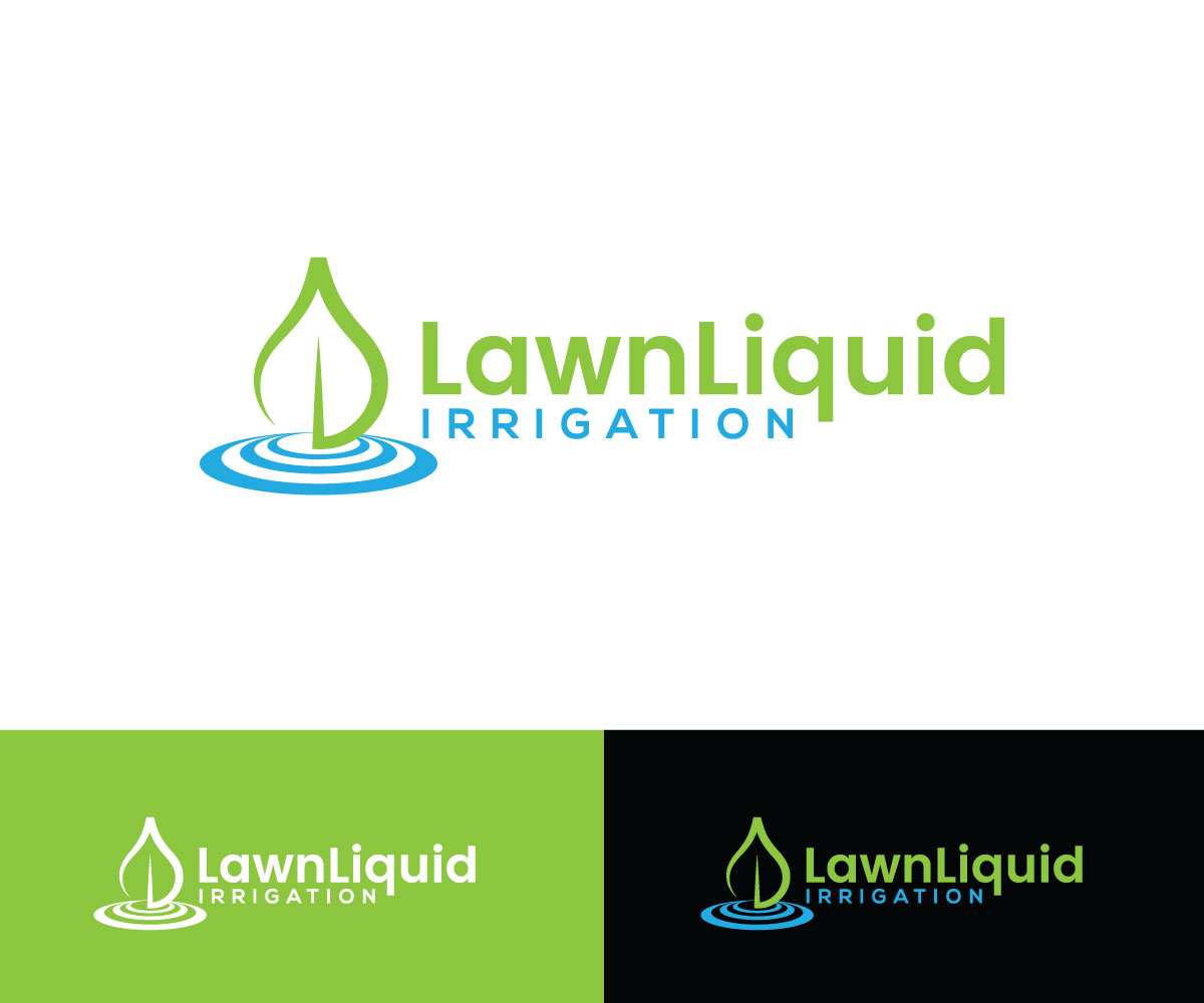 Logo Design by designmind78 for Lawn Liquid Irrigation | Design #19026694