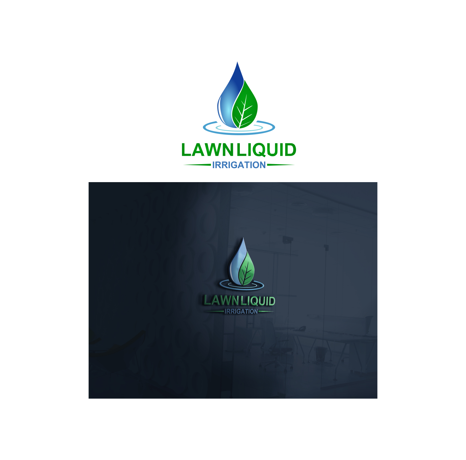 Logo Design by Sizuka for Lawn Liquid Irrigation | Design #19044282