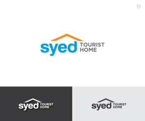 STH - Syed Tourist Home / Home on the Go/Comfort Stay/ Reliable/ Trust/ Progressive/ Signifies future chain of Budget stay. Currently does not have any specific  font or style just SYED TOURIST HOME in bold letters | Diseño de Logo por D_Mantra