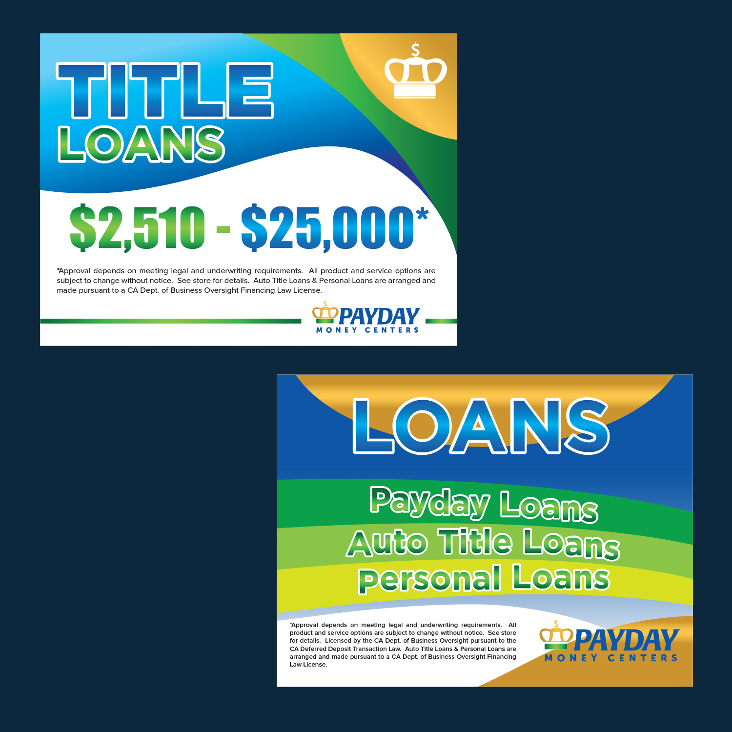 Advertisement Design by Maxo-Biz for Payday Money Centers | Design #19029040