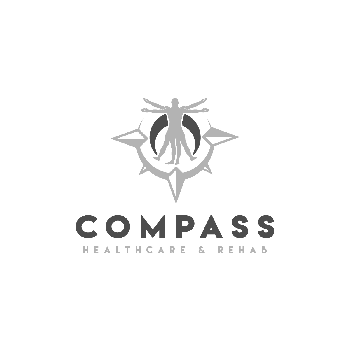 Logo Design by creative.bugs for Compass Healthcare and Rehab | Design #19035678