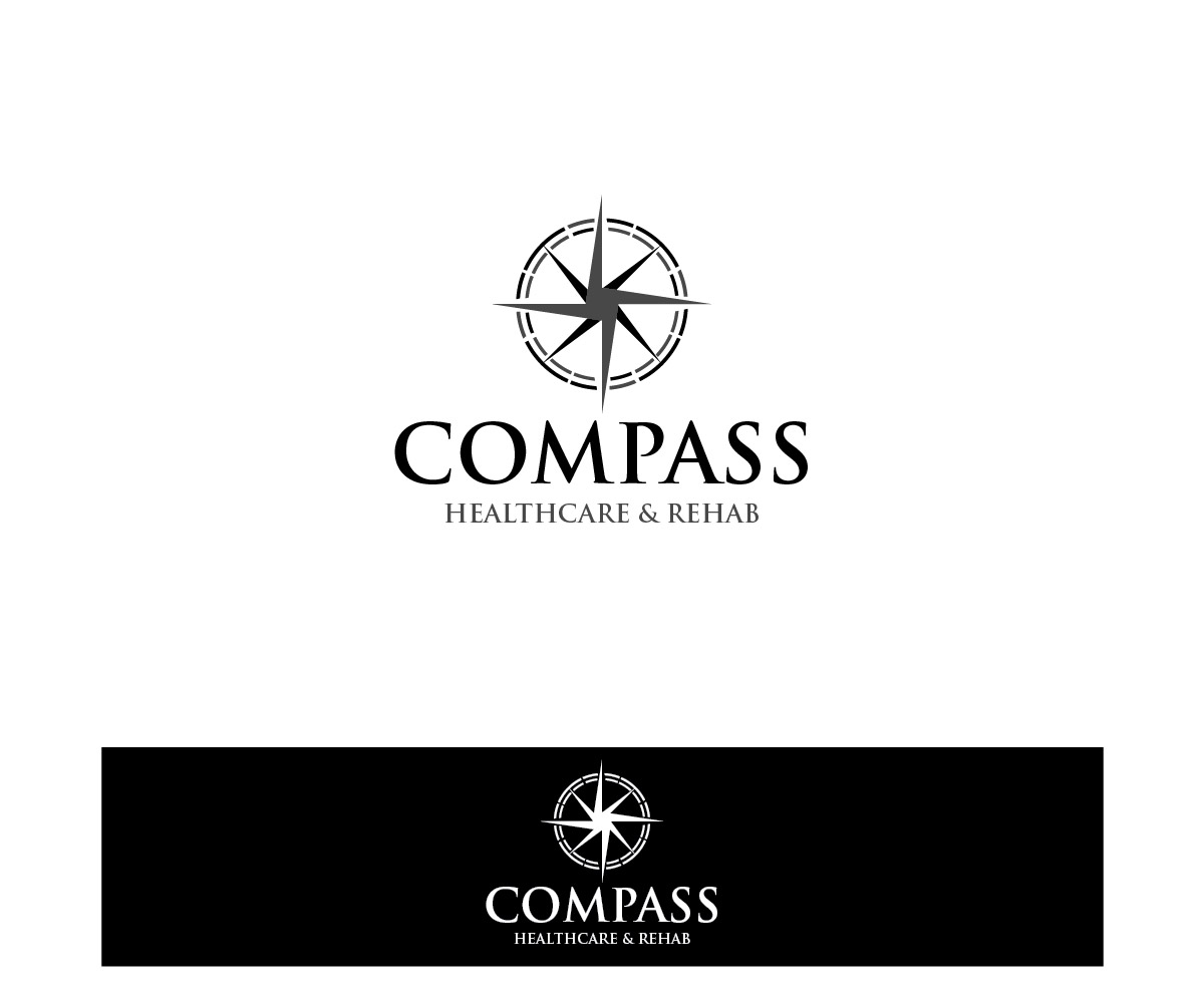 Logo Design by Isnah Logo for Compass Healthcare and Rehab | Design #19034373