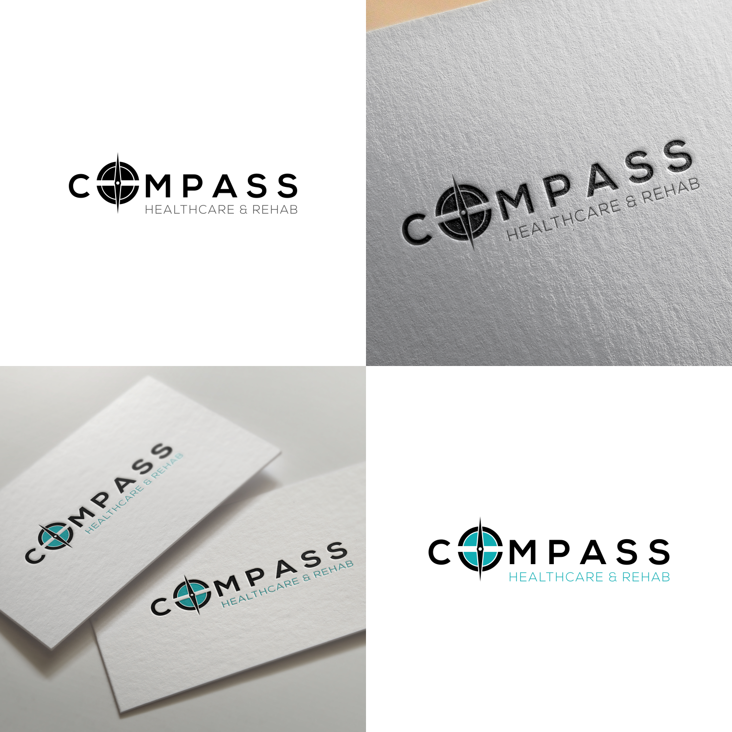 Logo Design by fatiyadesign for Compass Healthcare and Rehab | Design #19034729