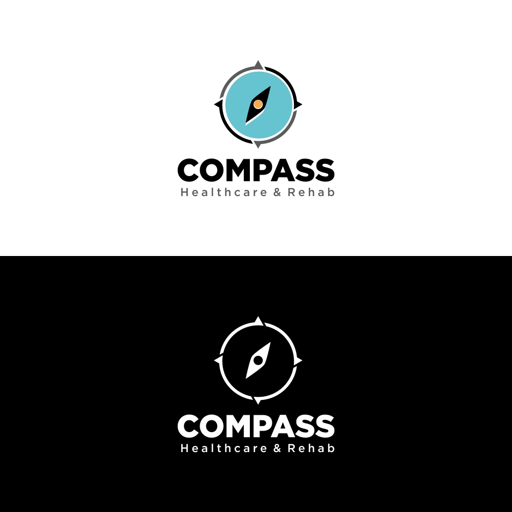 Logo Design by Basksh Designs for Compass Healthcare and Rehab | Design #19035183
