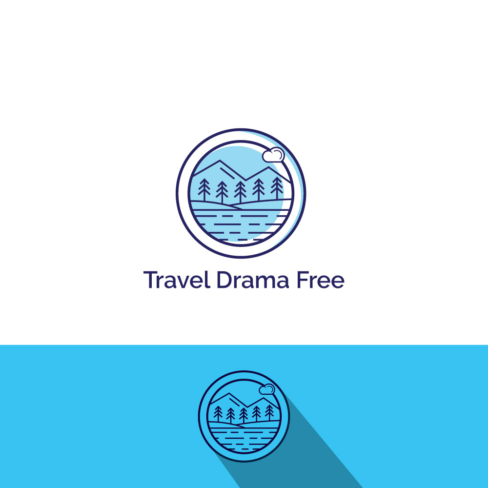 Logo Design by ecorokerz for Drama free Travel | Design #19024984