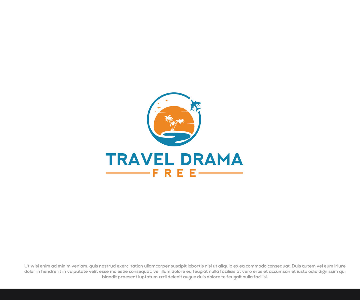 Logo Design by Md Amran Hossain for Drama free Travel | Design #19036126