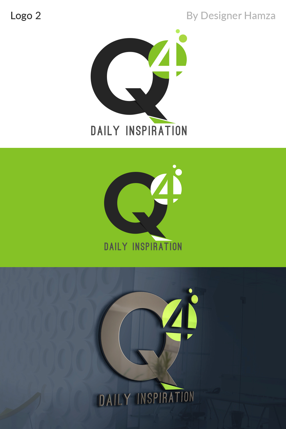 Logo Design by Designer Hamza for Q4 Daily Inspiration | Design #19014368