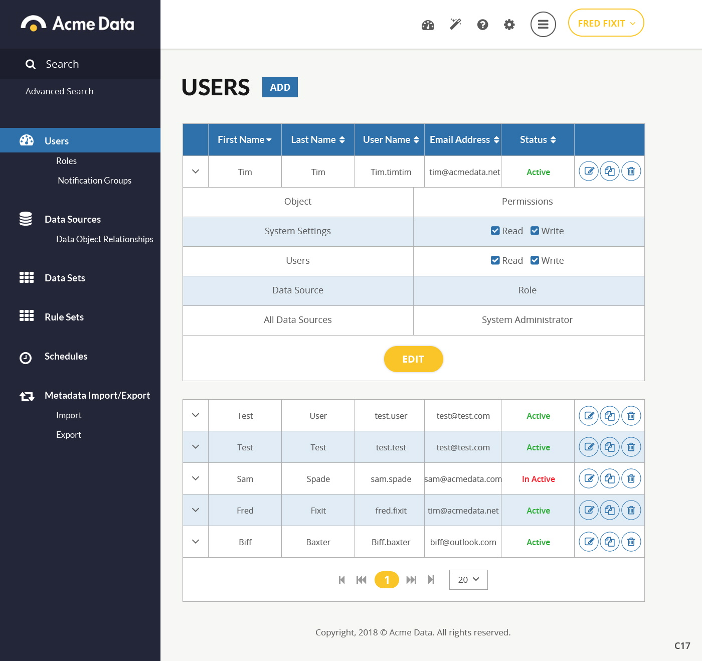 Web Design by pb for Acme Data | Design #19018723