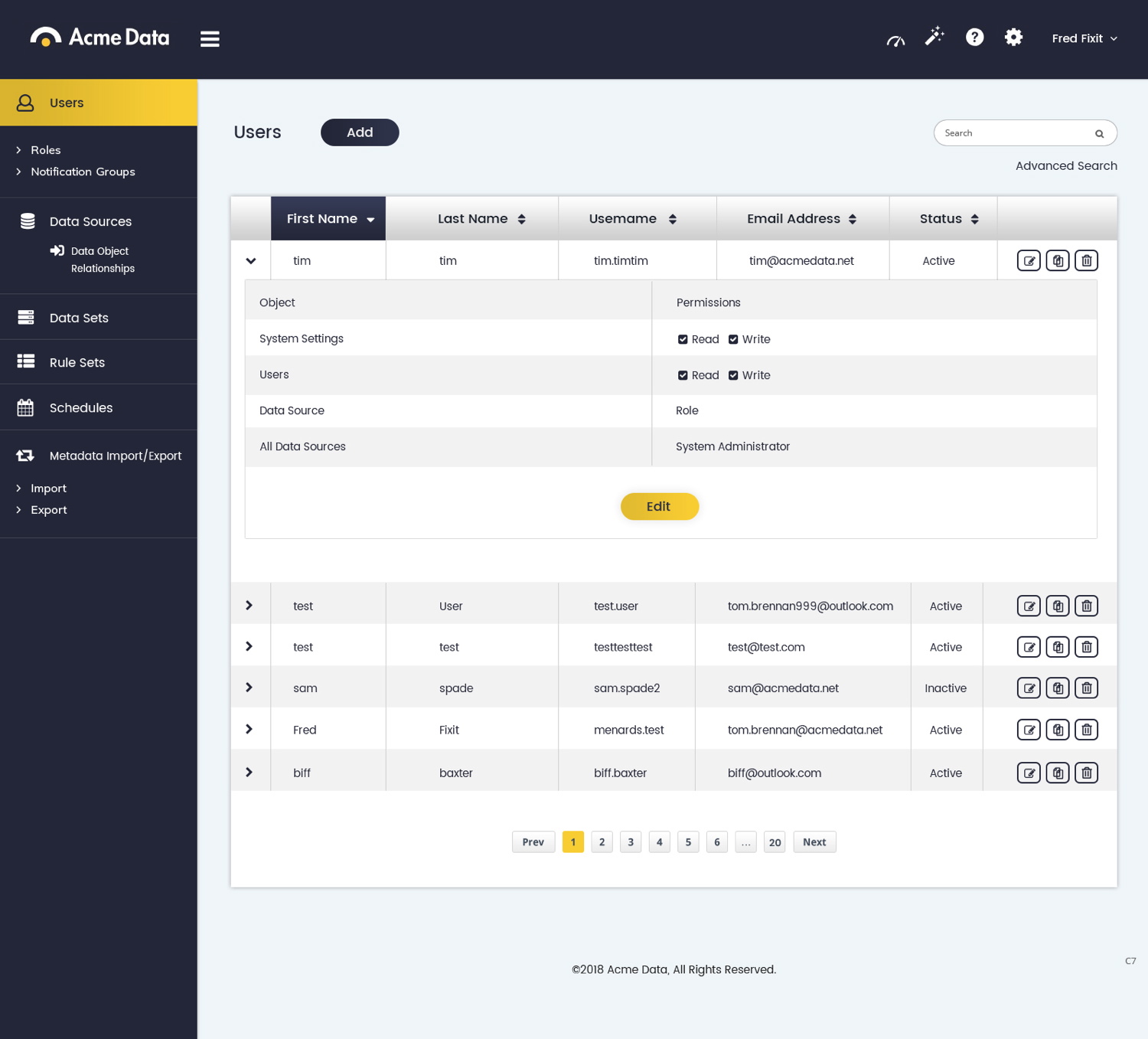 Web Design by pb for Acme Data | Design #19022188