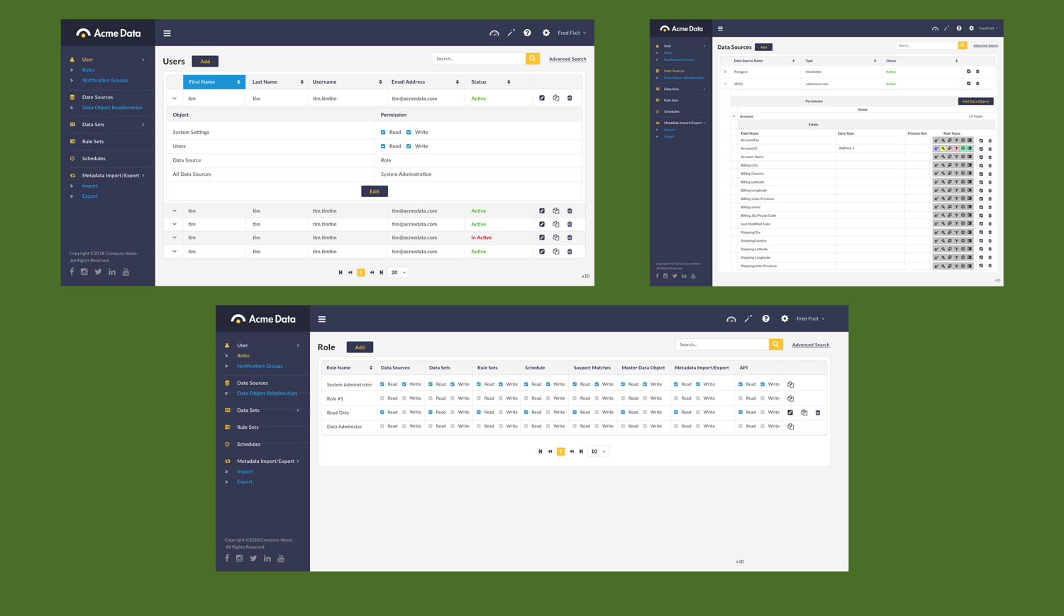 Web Design by pb for Acme Data | Design #19022190