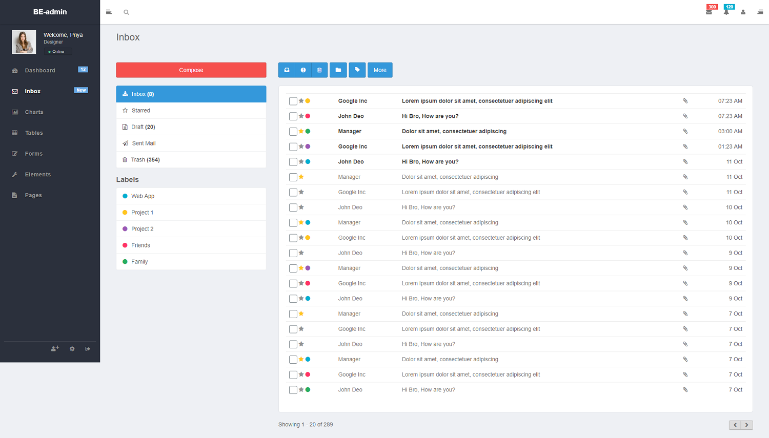 Web Design by farins88 for Acme Data | Design #19072631