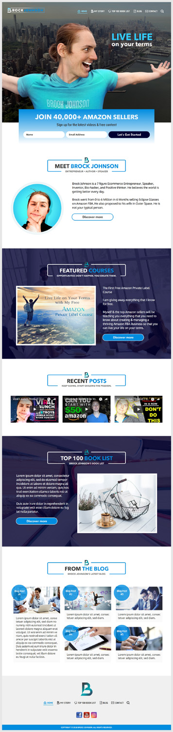 Web Design par -Marc- pour ce projet | Design #19054423