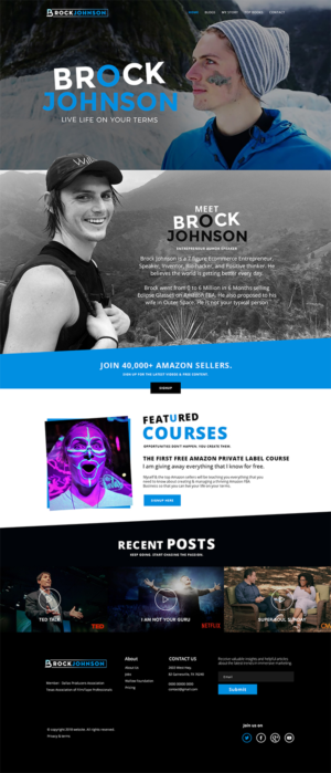 Personal Brand (Influencer) Website | Web Design par lemosys infotech