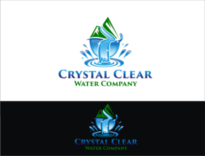 Crystal Clear Water Company | Logo Design by Soul Light