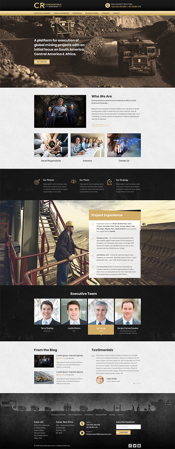 Web Design by RupalTechno for Convertible Resources FZ LLC | Design #19036462