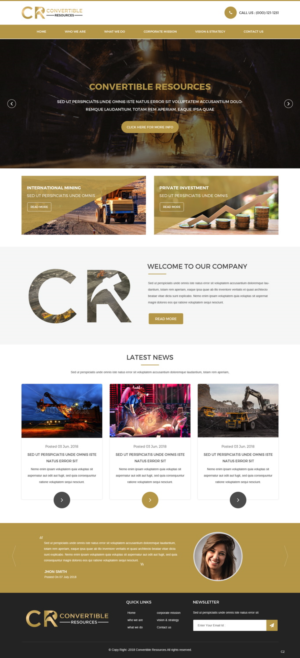 Web Design by pb for Convertible Resources FZ LLC | Design: #19032081