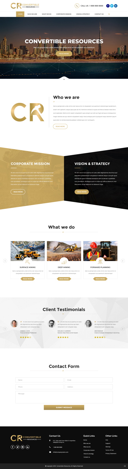 Web-Design von pb für Convertible Resources FZ LLC | Design #19032085