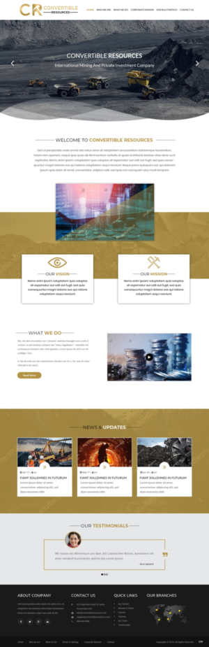 Web Design by pb for Convertible Resources FZ LLC | Design: #19032090