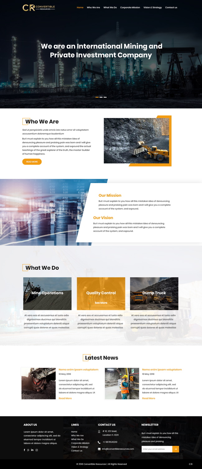 Web-Design von pb für Convertible Resources FZ LLC | Design #19032091