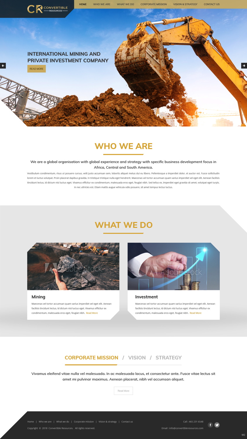 Web-Design von pb für Convertible Resources FZ LLC | Design #19032092