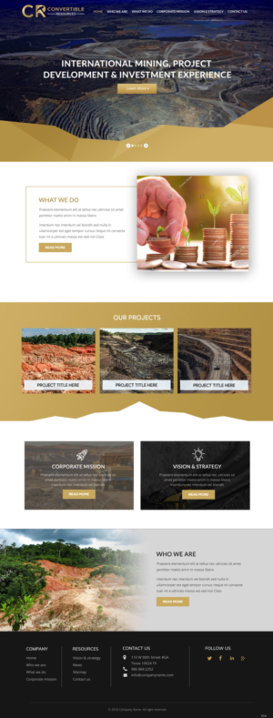 Web Design by pb for Convertible Resources FZ LLC | Design: #19079473