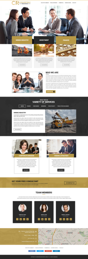 Web Design by Dream Logo Design for Convertible Resources FZ LLC | Design: #19030253