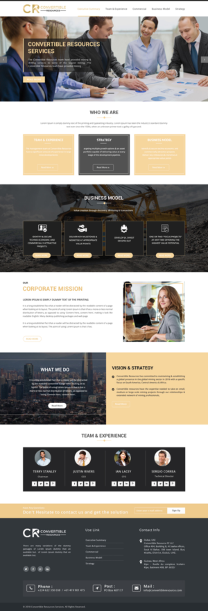Web Design by Dream Logo Design for Convertible Resources FZ LLC | Design #19038665