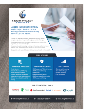 Insight Project Services - Flyer | Flyer Design by alex989
