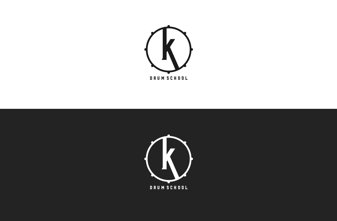 Logo Design by GLDesigns for K Drum School | Design #19022896