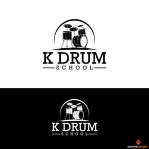 K DRUM SCHOOL | Logo Design by Graphic Bricks