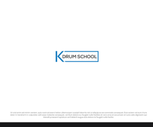 Logo-Design von Md Amran Hossain für K Drum School | Design #19036720