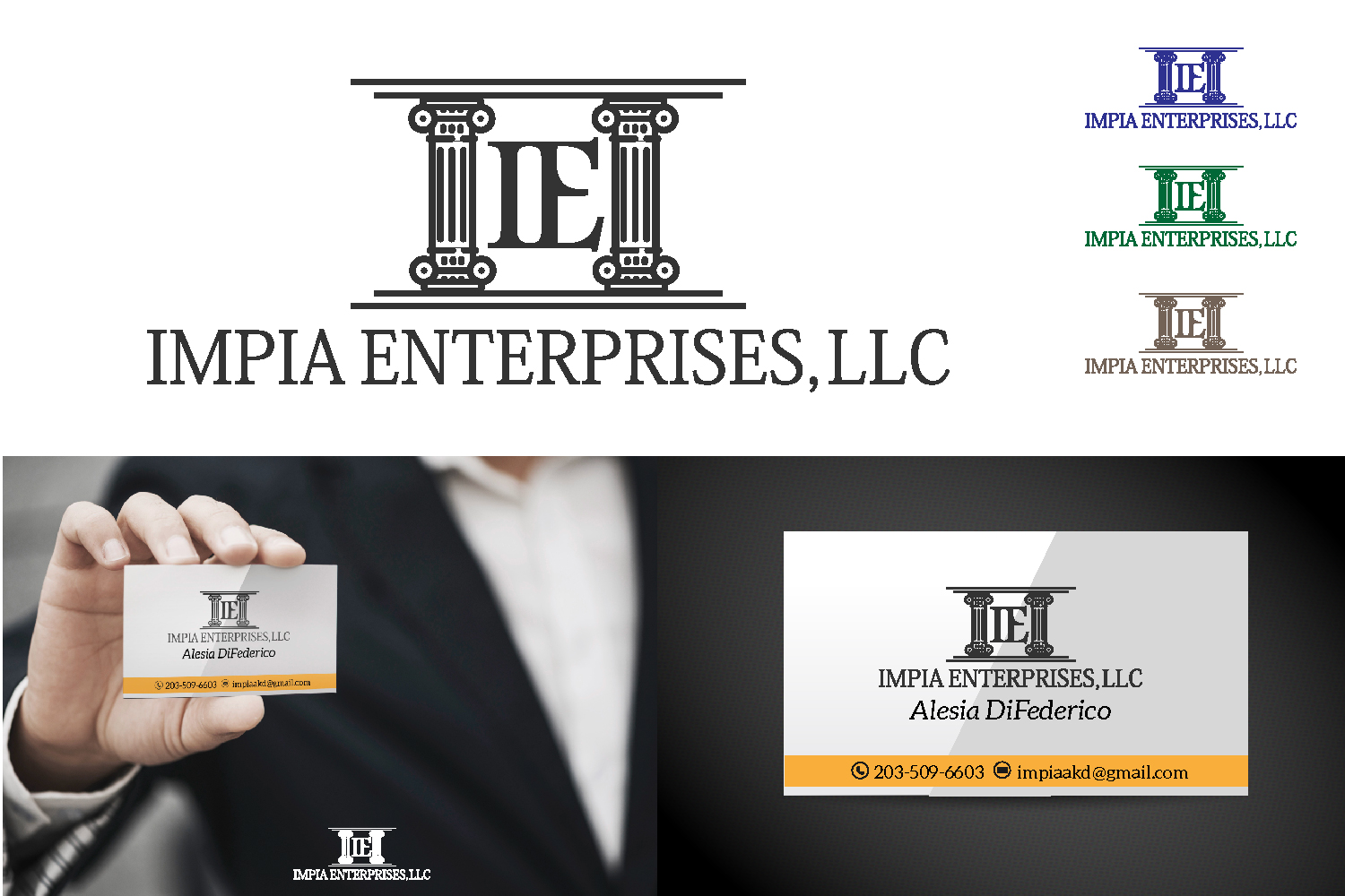 Business Card Design by Iva Almeida for this project | Design #19075470