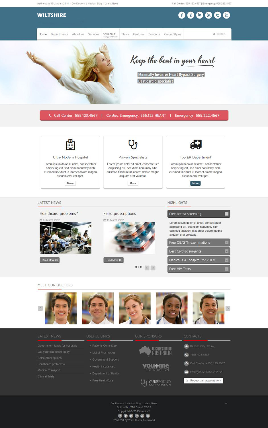 Diseño Web por PauloF para Wiltshire Health | Diseño #2956033