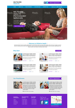 Web Design by AVROM for Wiltshire Health | Design: #2983097