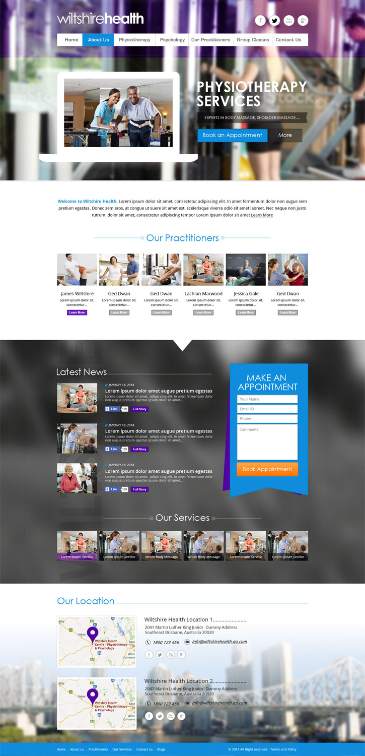 Web Design by AVROM for Wiltshire Health | Design #3023265