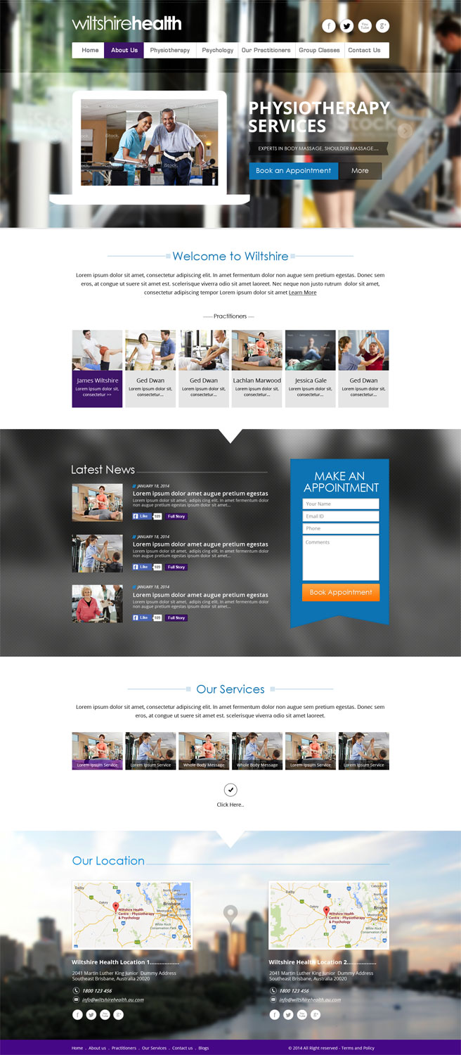 Web Design by AVROM for Wiltshire Health | Design #3023272