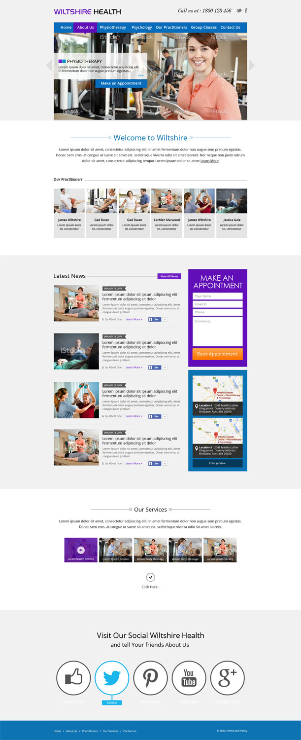 Web Design by AVROM for Wiltshire Health | Design #3024706
