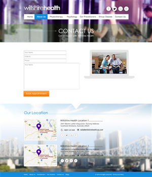 Web Design by AVROM for Wiltshire Health | Design: #3055051