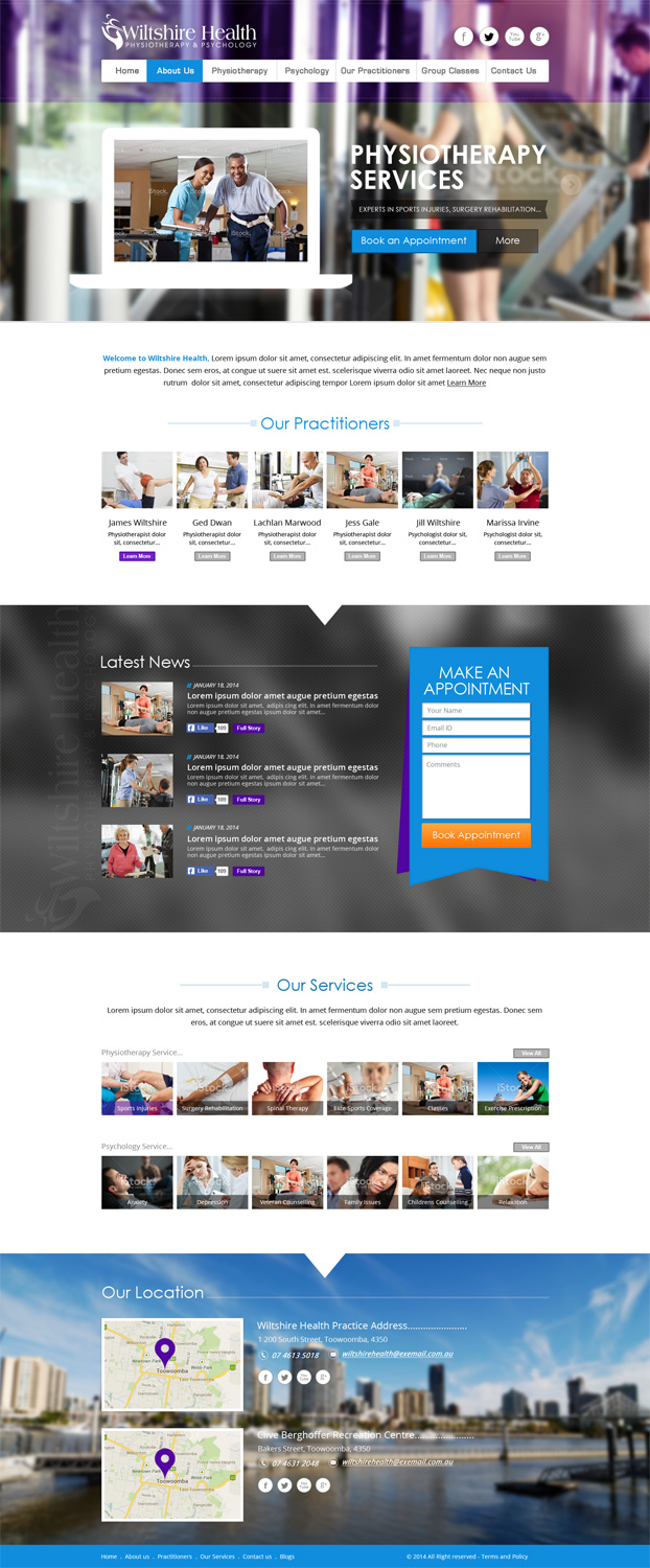 Web Design by AVROM for Wiltshire Health | Design #3104636
