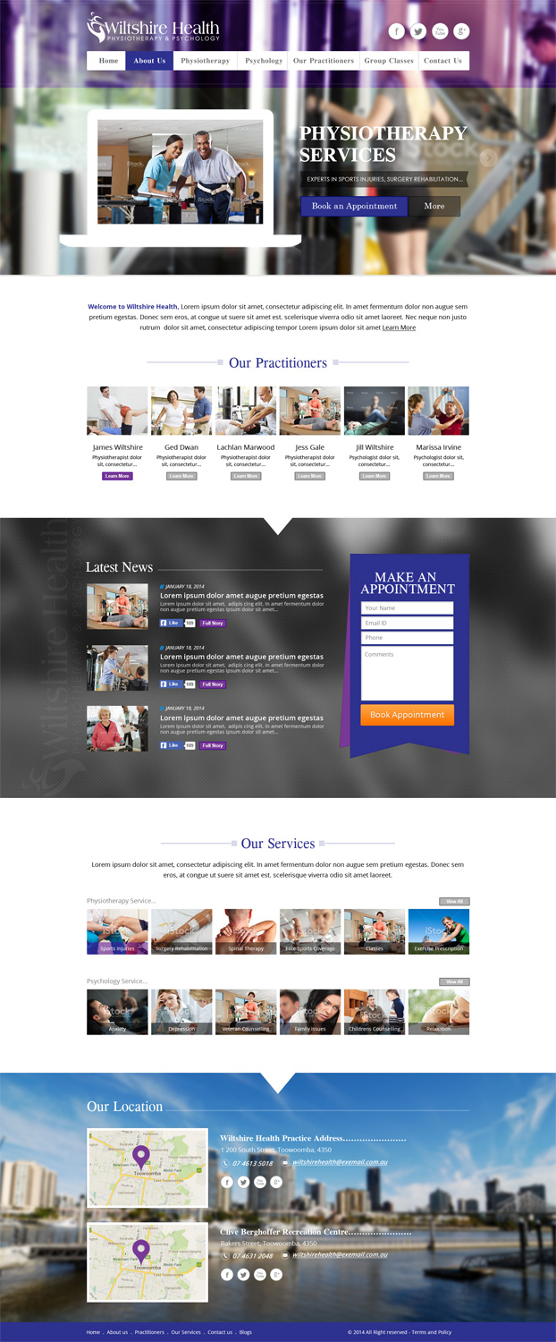 Web Design by AVROM for Wiltshire Health | Design #3104780