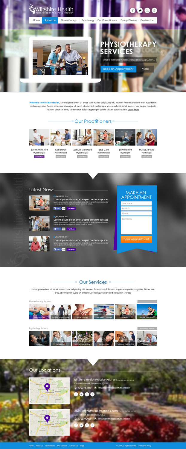 Web Design by AVROM for Wiltshire Health | Design #3124593