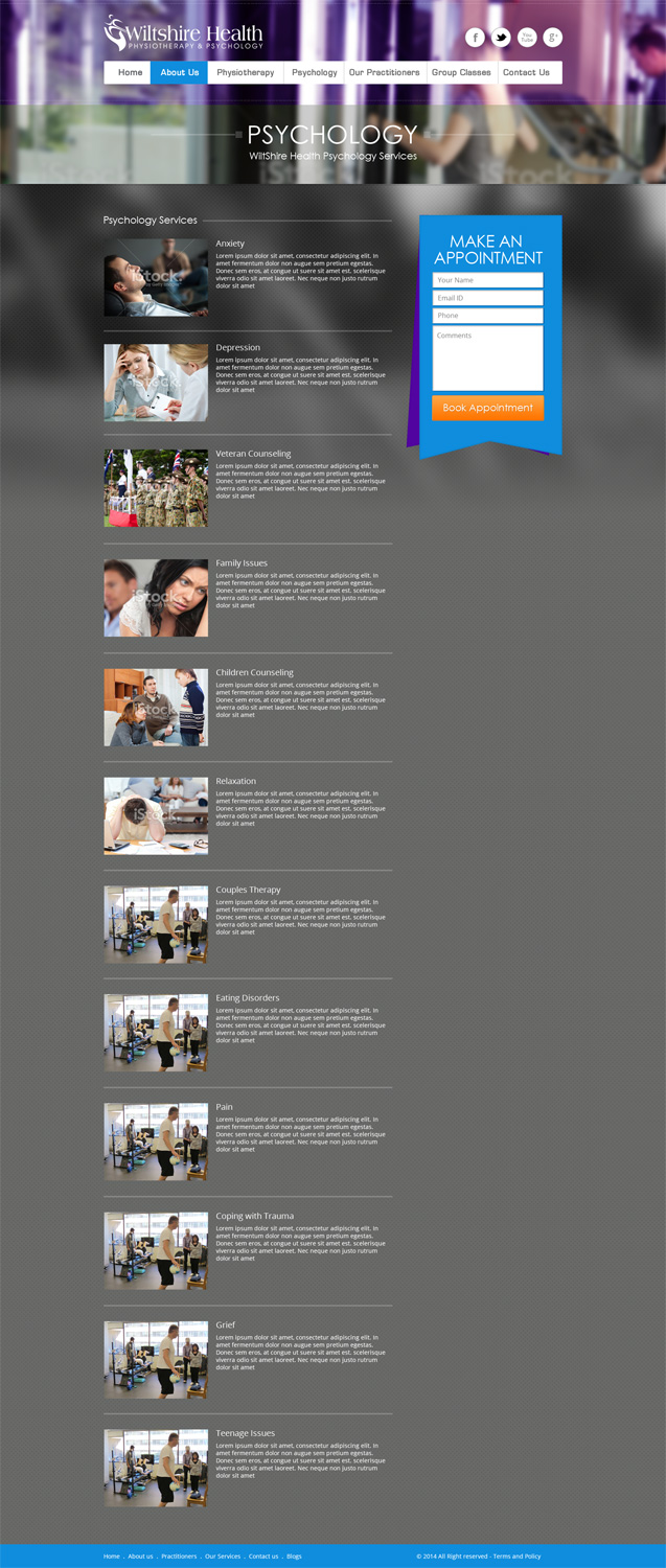 Web Design by AVROM for Wiltshire Health | Design #3124911