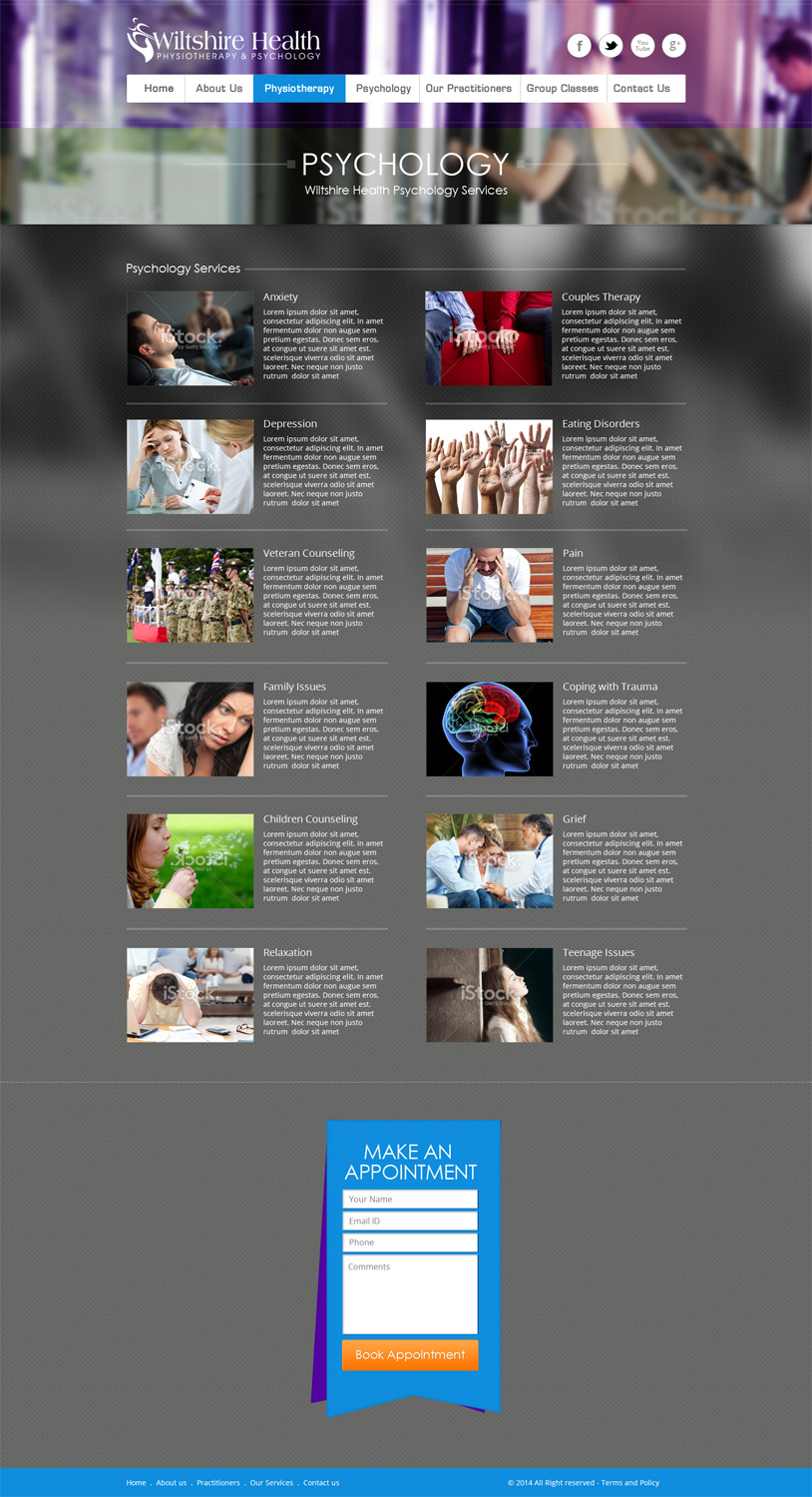 Web Design by AVROM for Wiltshire Health | Design #3181374