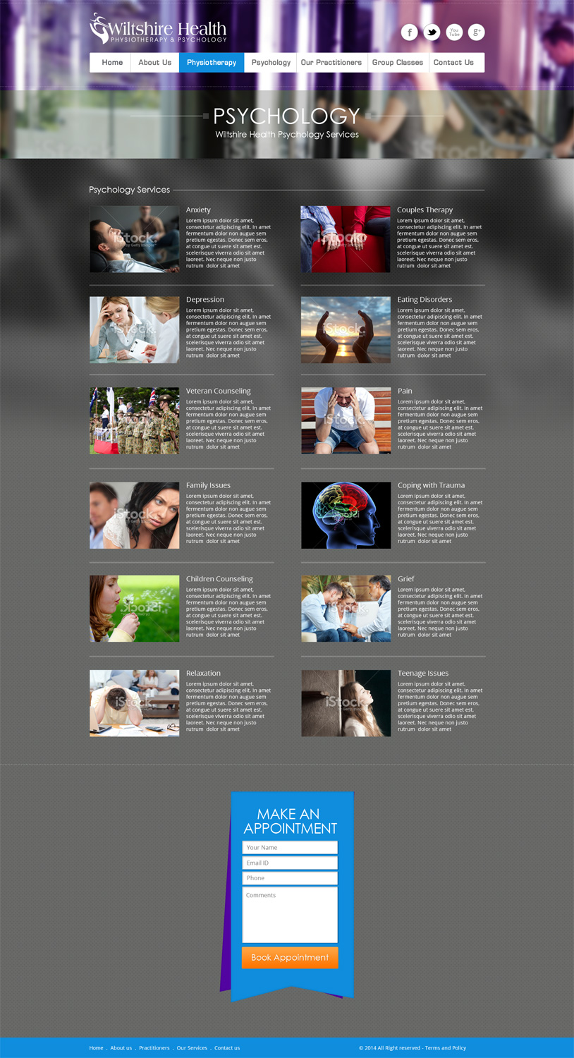 Web Design by AVROM for Wiltshire Health | Design #3182692