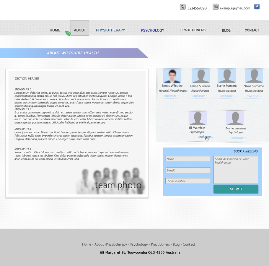 Web Design by hawttpepper for Wiltshire Health | Design #3003940