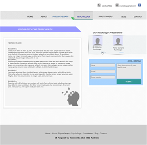 Web Design by hawttpepper for Wiltshire Health | Design: #3003943