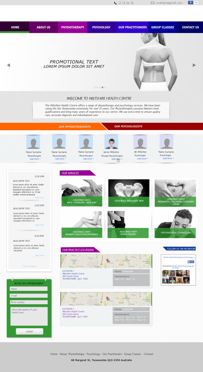 Web Design par hawttpepper pour Wiltshire Health | Design #3024065