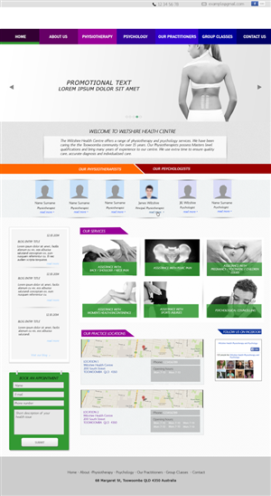 Web Design by hawttpepper for Wiltshire Health | Design: #3024065