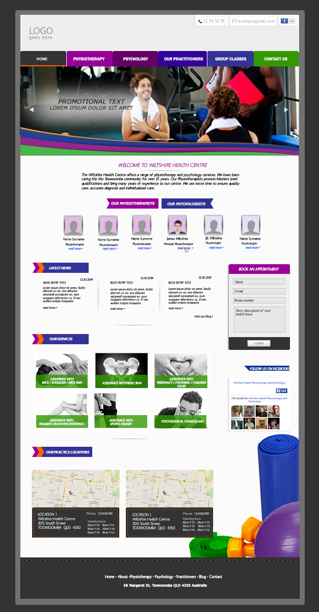 Web Design by hawttpepper for Wiltshire Health | Design #3044851