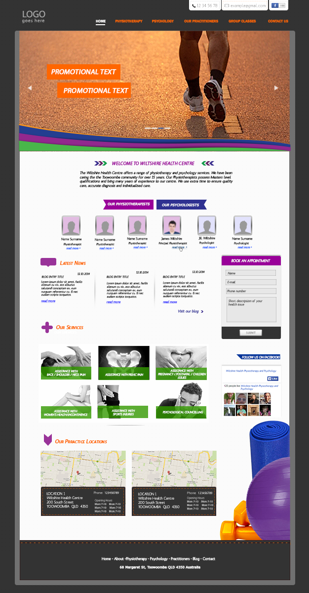 Web Design by hawttpepper for Wiltshire Health | Design #3051045